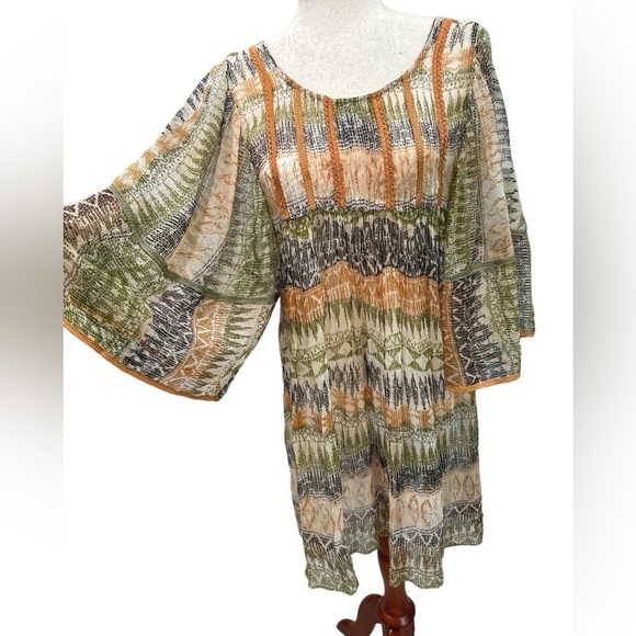Label RituKumar Sheer Boho Tunic Small - Picture 3 of 4